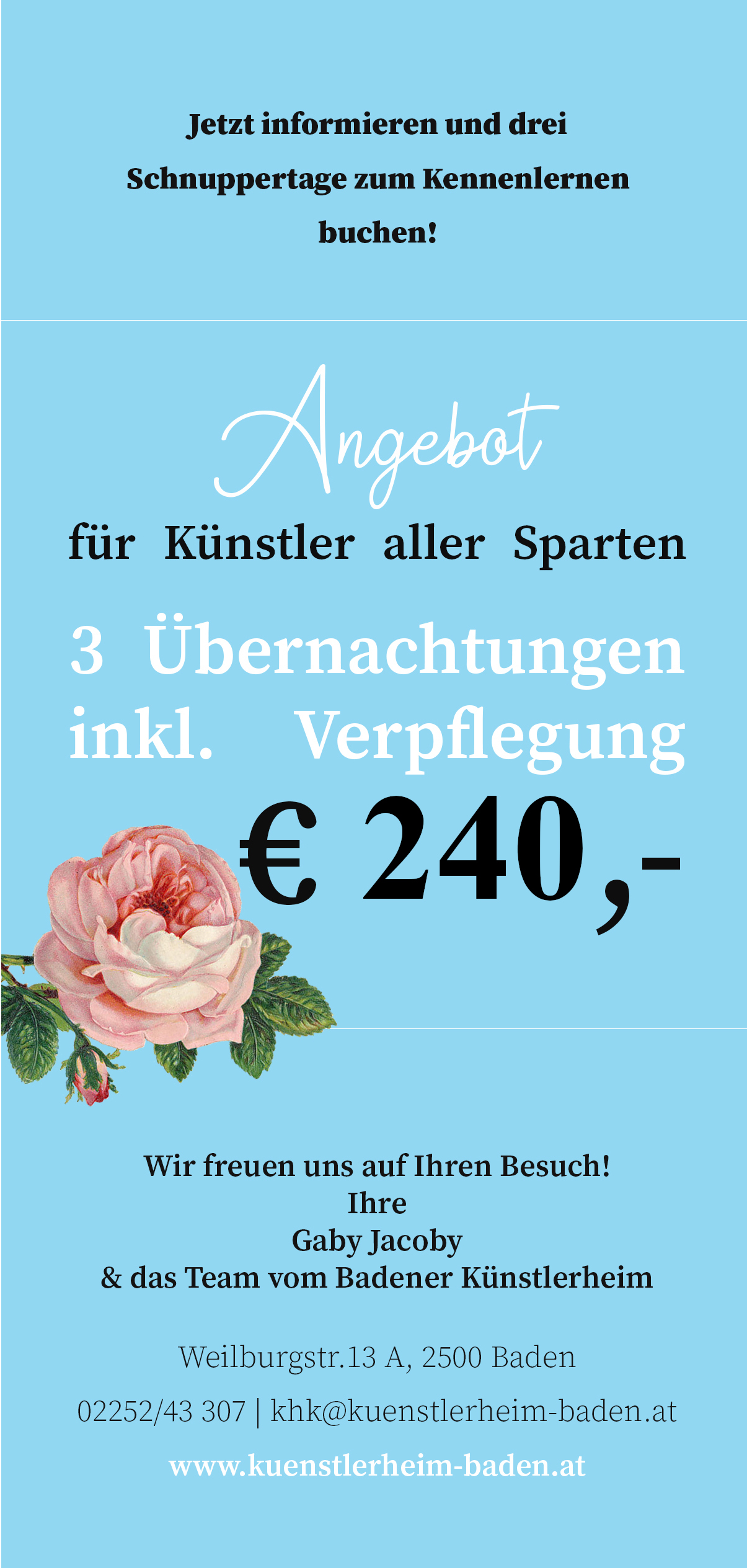 Angebot Schnuppertage