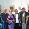 Ein Nachmittag mit Ks Heinz Holecek und Prof. Turek im Künstlerheim (v.l.n.r. Anneliese Fritthum, Hans Turek, Gabriele Jacoby, Lotte Tobisch, Christa Willander)